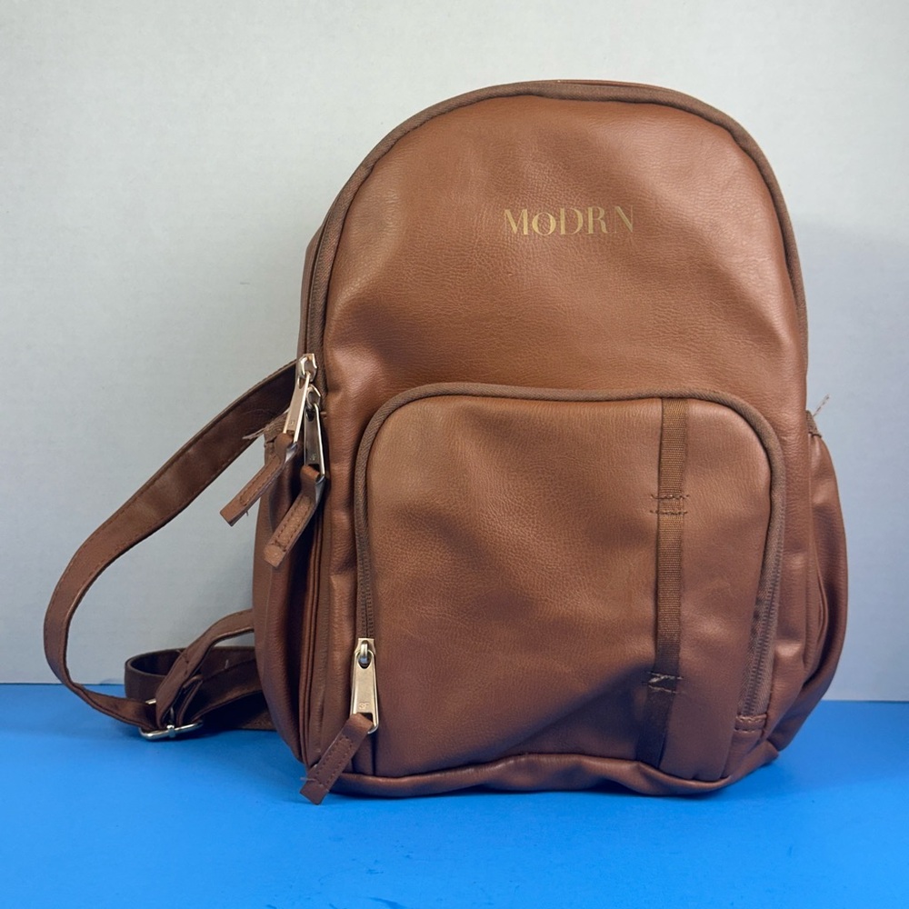 MODRN Brown Leather Backpack